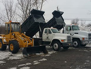 Commercial snowplowing
